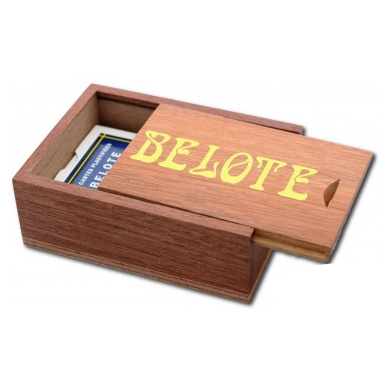 Coffret Belote En Sipo