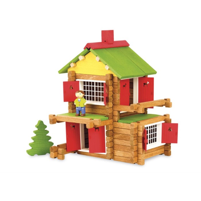 Jeujura - Mon Chalet En Bois 135 Pièces