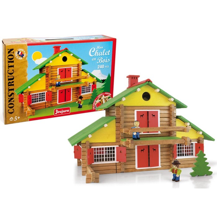 Jeujura - Mon Chalet En Bois 240 Pièces