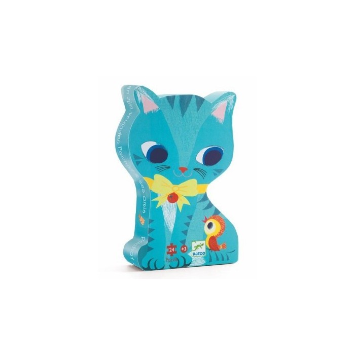 Puzzle Silhouette DJECO - Pachat Et Ses Amis - 24 Pièces