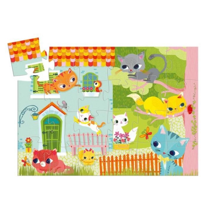 Puzzle Silhouette DJECO - Pachat Et Ses Amis - 24 Pièces