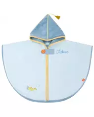 Cape De Bain A Broder - Chien Taquin Ecru