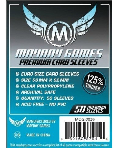 MDG Premium Euro Sleeves 59x92 Par 50