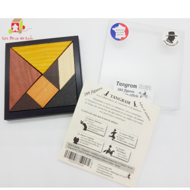 Tangram En Bois Naturel 288 Figures