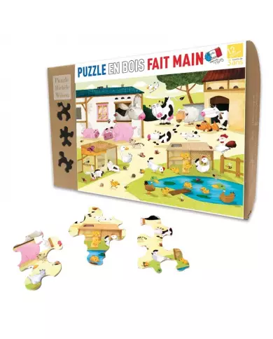 Puzzle Michèle Wilson - La Ferme - 12 Pièces