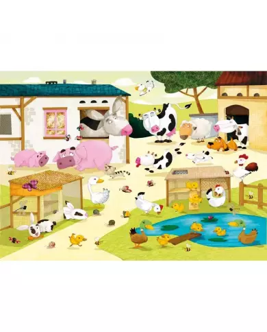 Puzzle Michèle Wilson - La Ferme - 12 Pièces