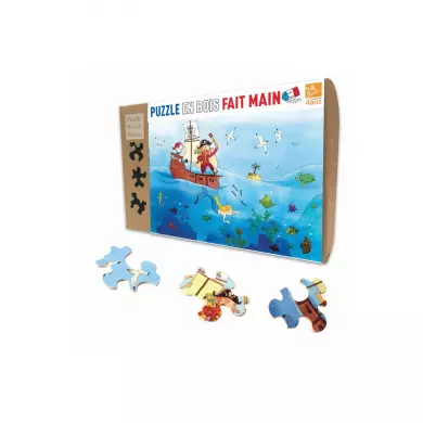 Puzzle Michèle Wilson - Les Pirates - 24 Pièces