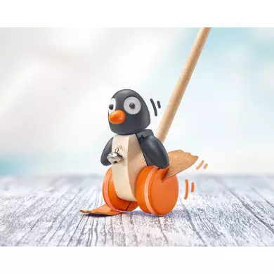 Jouet À Pousser - Pingo Le Pingouin - SELECTA