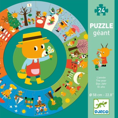 Puzzle Géant - L'Année - 24 Pièces