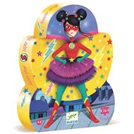 Puzzle Silhouette DJECO - Super Star - 36 Pièces
