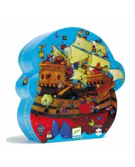 Puzzle Silhouette DJECO - Dans La Jungle - 54 Pièces