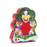 Puzzle Silhouette DJECO - Blanche Neige - 50 Pièces