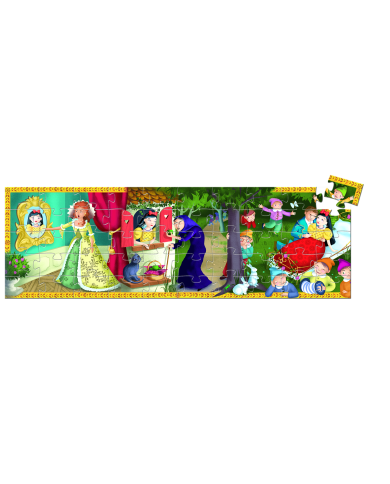 Puzzle Silhouette DJECO - Blanche Neige - 50 Pièces