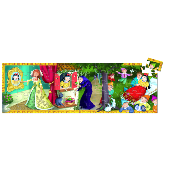 Puzzle Silhouette DJECO - Blanche Neige - 50 Pièces