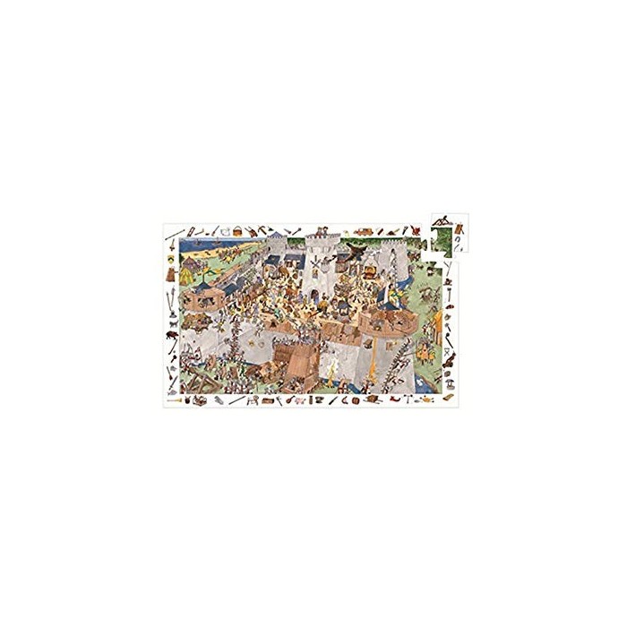 Puzzle D'Observation - Le Château Fort 100 Pièces