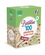 Batibloc Couleur - 100 Planchettes En Hêtre Massif - VILAC