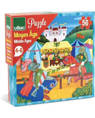 Puzzle Moyen Age 56 Pièces