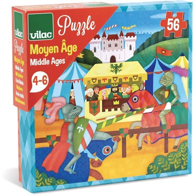 Puzzle Moyen Age 56 Pièces