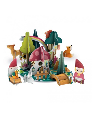 Les Gnomes De La Forêt - Livre 3D