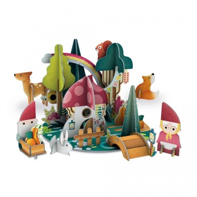 Les Gnomes De La Forêt - Livre 3D