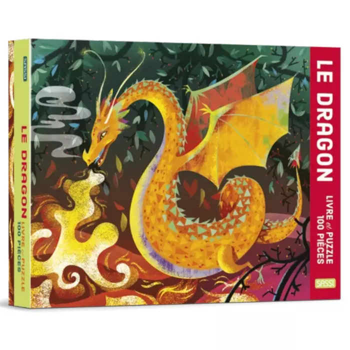 Le Dragon - Puzzle 100 Pièces Et Livre