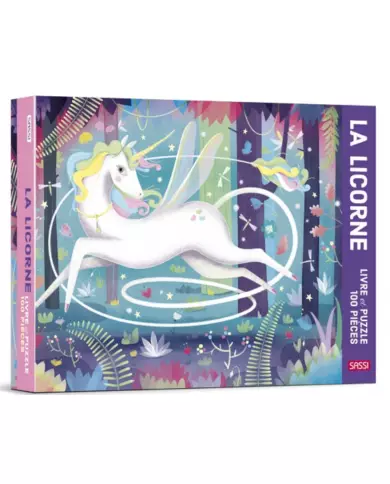 La Licorne - Puzzle 100 Pièces Et Livre