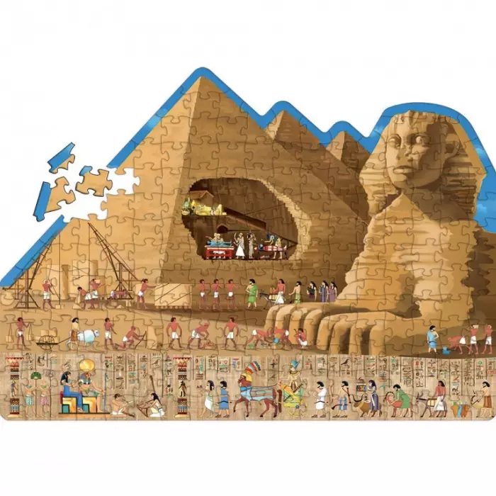 L'Egypte Ancienne - Voyage, Découvre, Explore - Livre - Puzzle 200 Pièces